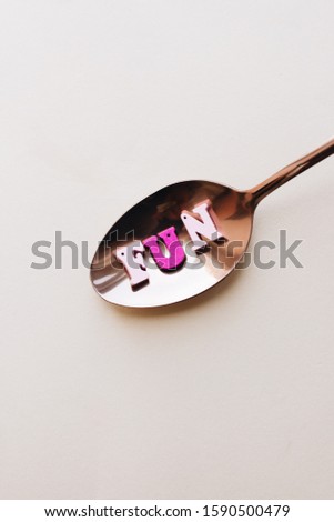 Similar – Image, Stock Photo I love you Love Spoon