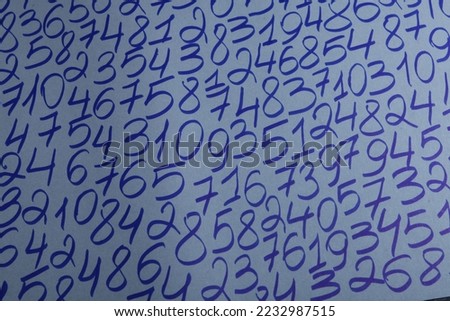 Colorful wooden numbers background. Numbers texture abstraction. Global economy crisis concept. Finance data pattern.