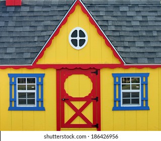 Colorful Wooden Playhouse