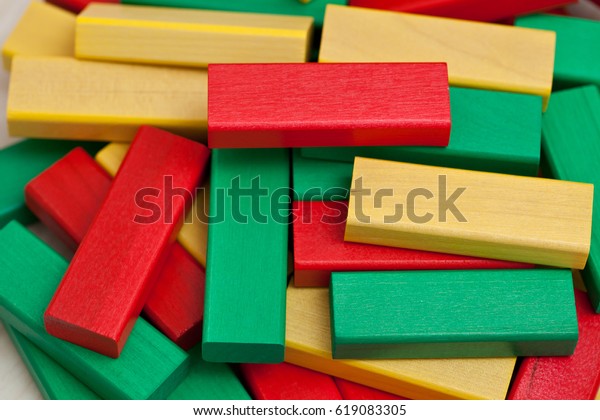 wooden play bricks