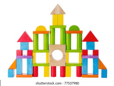 castle with blocks