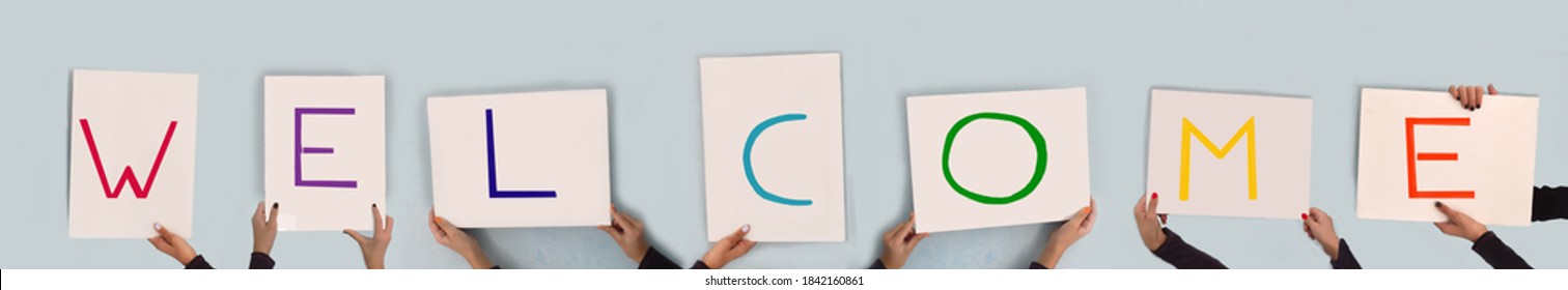 Spelled Welcome Word Images, Stock Photos & Vectors | Shutterstock