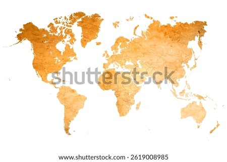 Colorful world map image- vector