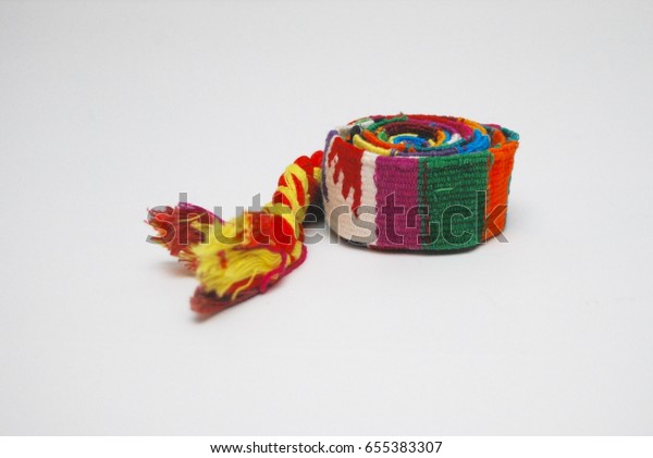 colorful woven belt