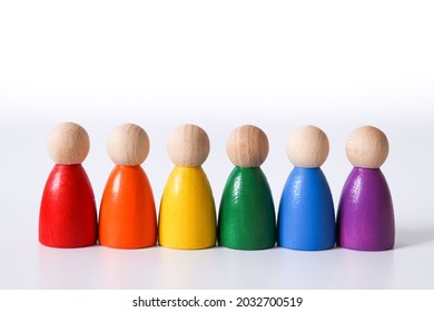 Colorfull peg dolls, colors, rainbow, different people, ilustrate, you and me, differences, nations in the world, lesrn color, kids, how to play, mix it up