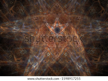 colorfully abstract fractal image for background use