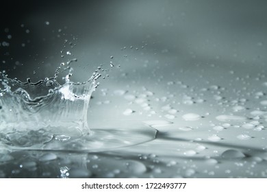 Colorless Water Splash Background Stock Photo 1722493777 | Shutterstock