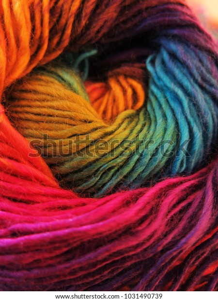 Colors Wool Stock Photo (Edit Now) 1031490739