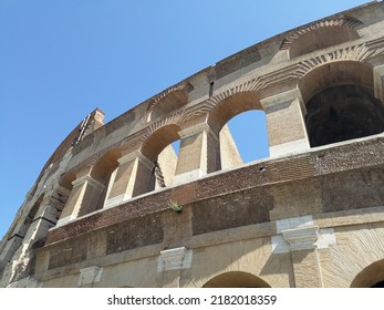 The Colosseum, Detail. Rome, April 20th 2018.