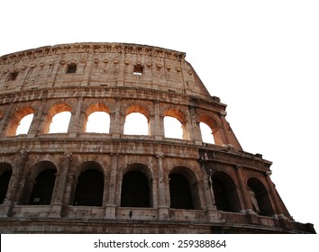 Colosseum Isolated. Rome, Italy