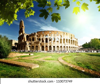 Colosseum In Rome, Italy