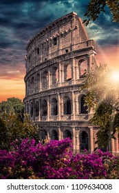 The Colosseum In Rome, Italy