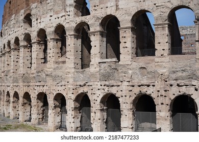 Colosseum Wall Rome Taken In 2022. 