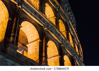 
Colosseum Windows, Night View, Lights, Close View