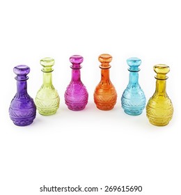 Modern Colorful Striped Vase Isolated Over Stock Photo (Edit Now) 108645200