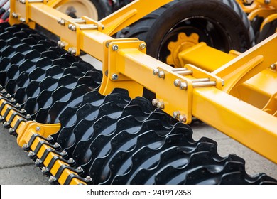 Colour Detail Of Heavy Farming Equipment