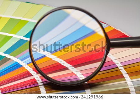 Colour guide for use in interior design and decoration.