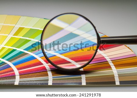 Colour guide for use in interior design and decoration.