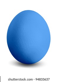 a coloured Easter egg isolated before white background