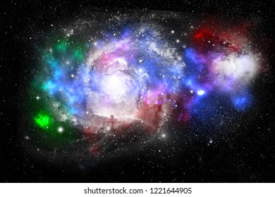 a coloured vision into deep space