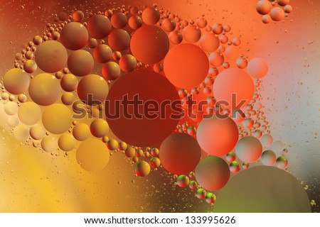colourful abstract background spheres