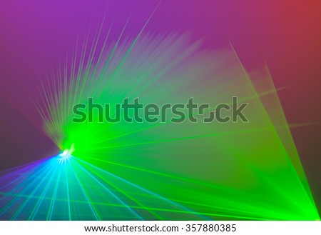 Colourful abstract Laserlight Background with space for text or 