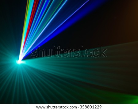Colourful abstract Laserlight Background with space for text or 