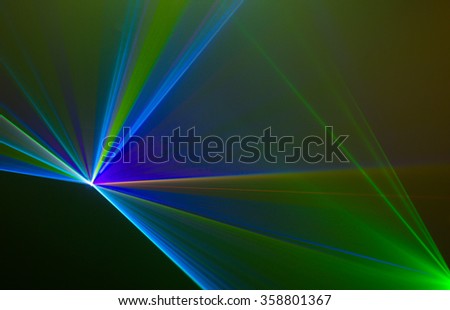 Colourful abstract Laserlight Background with space for text or 