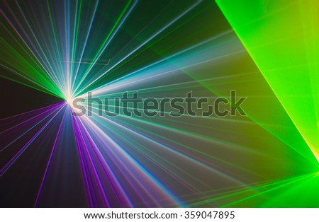 Colourful abstract Laserlight Background with space for text or 