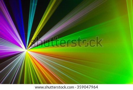 Colourful abstract Laserlight Background with space for text or 