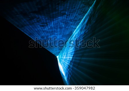 Colourful abstract Laserlight Background with space for text or 