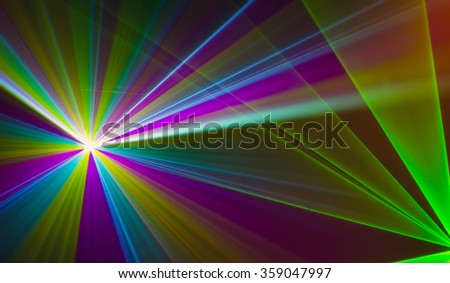 Colourful abstract Laserlight Background with space for text or 