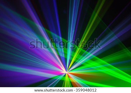 Colourful abstract Laserlight Background with space for text or 