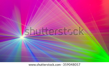 Colourful abstract Laserlight Background with space for text or 