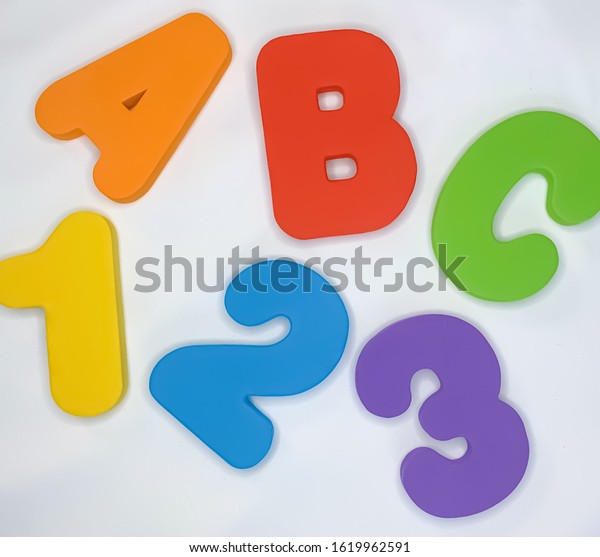 Colourful Alphabet Letters Numbers 123 Abc Stock Photo (Edit Now ...