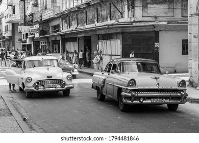 1950s american cars black and white