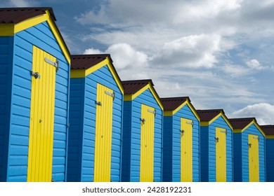 Colourful beach huts, littlehampton, west sussex, england, united kingdom, europe - Powered by Shutterstock