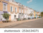 Colourful buildings in Camden, London