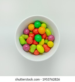 Colourful Candy in a Bowl