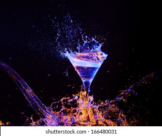 colourful coctail on the black background - Powered by Shutterstock