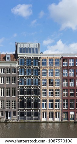 Similar – Beautiful Architecture Of Dutch Houses On Amsterdam Canal In Autumn