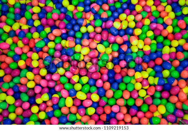 miniature plastic balls