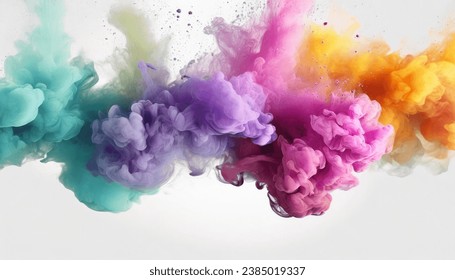 Colourful smoke background, art, magic explosion - Powered by Shutterstock