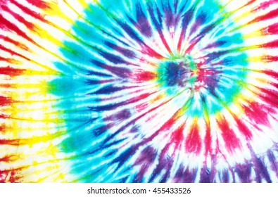 Colourful Spiral Tie Dye Pattern Abstract Stock Photo 455433523 ...