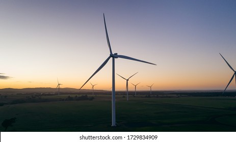 Colourful Sunrise Wind Farm Onshore 