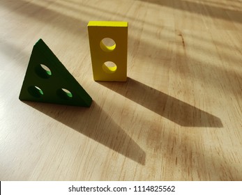 Colourful toy for kid learning on wooden background. Picture of a Classic Toy for Young Child. - Shutterstock ID 1114825562
