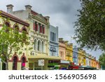 Colourful Victorian Houses in Glebe neighbourhood—a Sydney’s central district with a laid-back, intellectual feel and atmospheric heritage buildings.