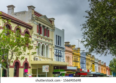Colourful Victorian Houses in Glebe neighbourhood—a Sydney’s central district with a laid-back, intellectual feel and atmospheric heritage buildings. - Shutterstock ID 1566905698