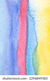 A Colourful Watercolour Paint Brush Stroke for Background