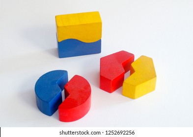 Colourful Wooden Building Blocks